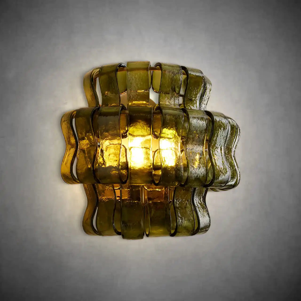 Ghiaccio Glass Wall Sconce