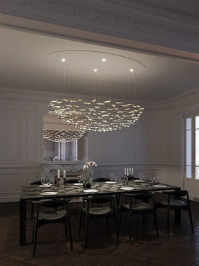 New Postmodern Round/Oval 84/102/170/192 Leaves Art Design Chandelier
