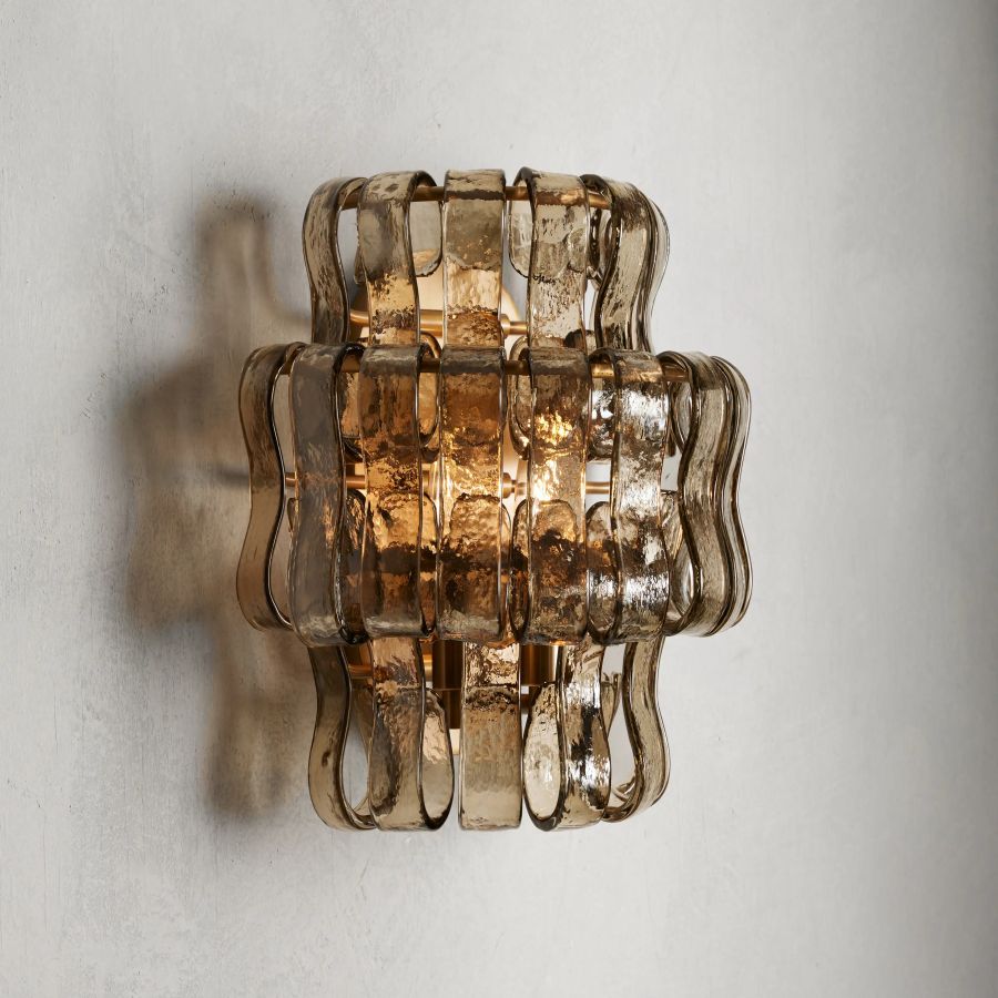 Ghiaccio Glass Wall Sconce