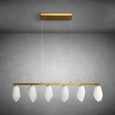 Diamond Alabaster Chandelier L39"