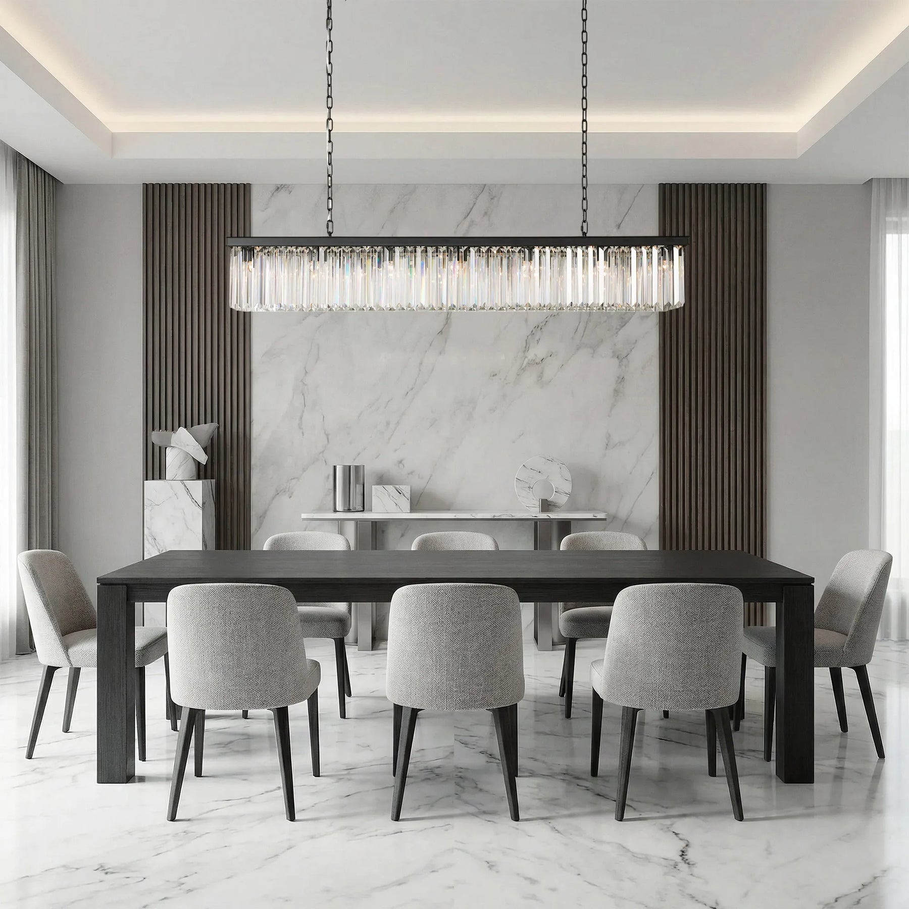 Leyland Rectangular Chandelier 60''72''