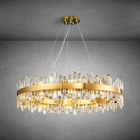 Modern Round Crystal Chandelier