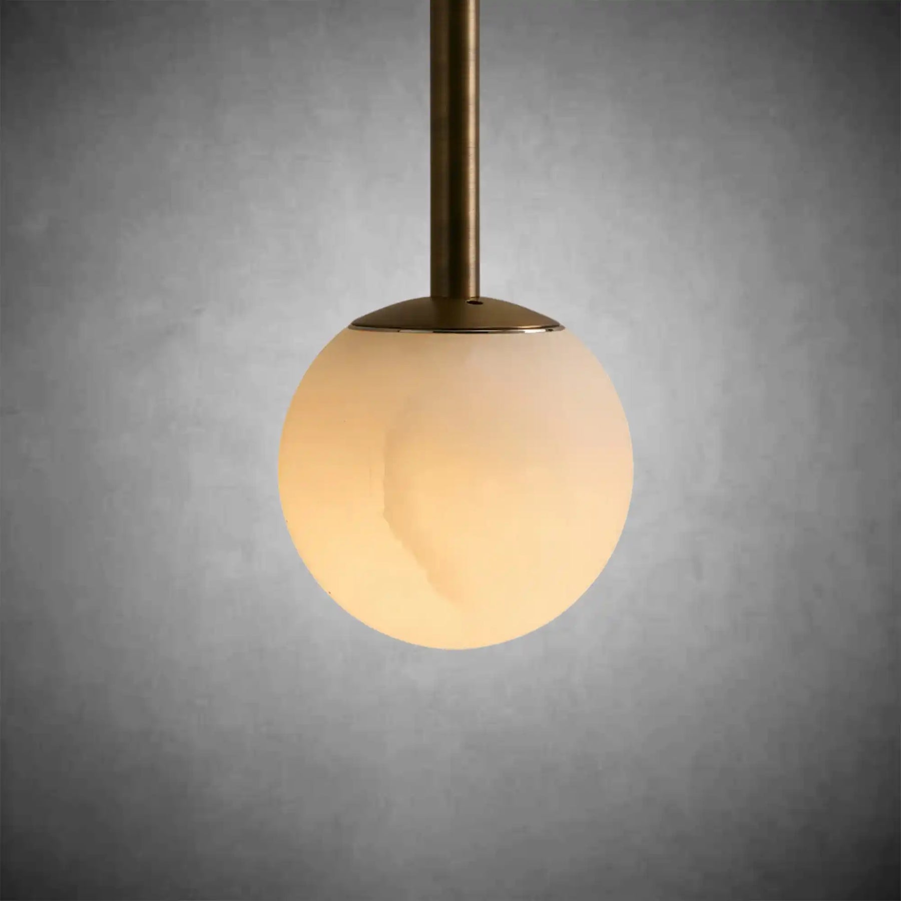 Girouette Alabaster Double Wall Sconce