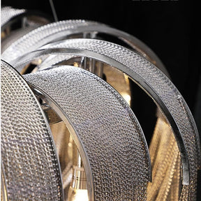 Alisa Luxury Aluminum Chain Tassel Chandelier