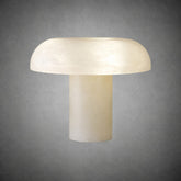Janet Alabaster Mushroom Table Lamp, Bedside Table Lamp