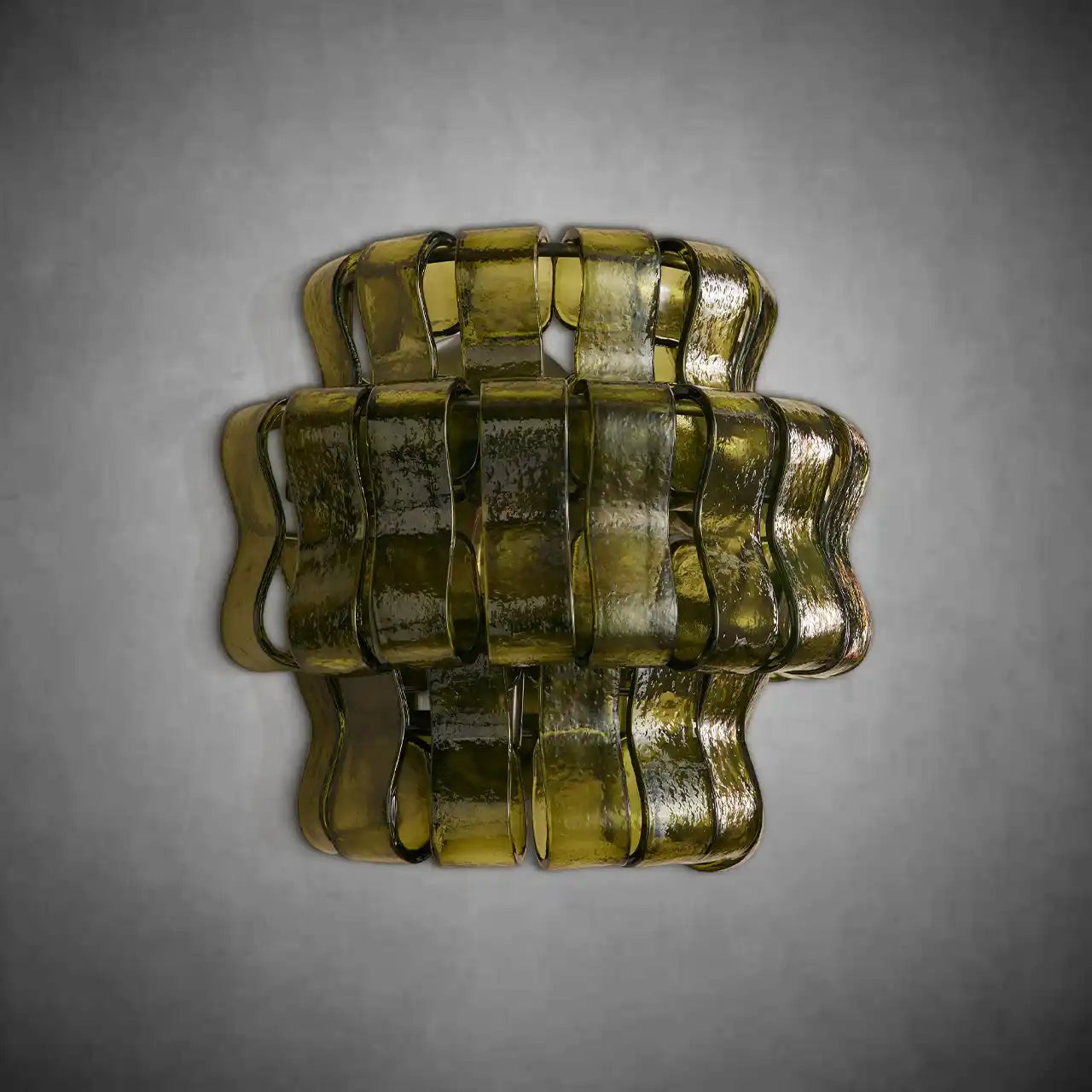 Ghiaccio Glass Wall Sconce