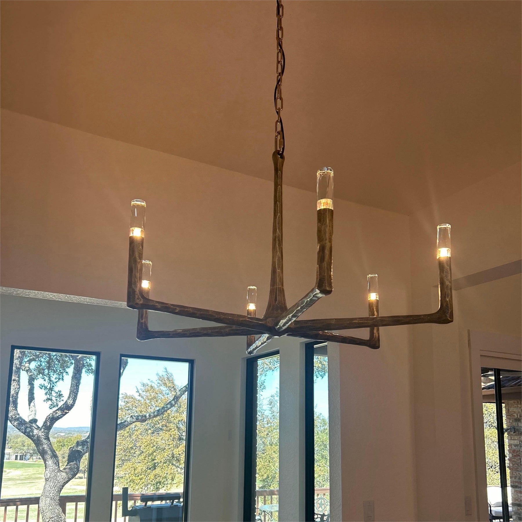 Thalen Forged Round Chandelier 36"48" 60" 72"