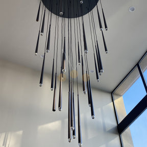 Melinda Round Chandelier, Indoor Metal Elegant Chandelier for Living Room
