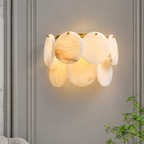 Wall Sconce  French Art Deco Spanish Alabaster