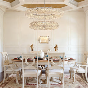 Lumina Halo Crystal Chandelier 31.5"