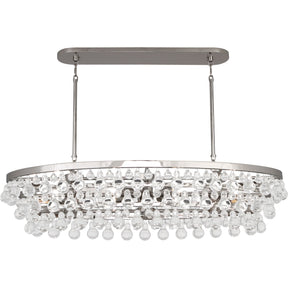 Eamon Glass Oval Chandelier 42.75''W