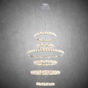 Ellery Crystal Pendant Light 48"
