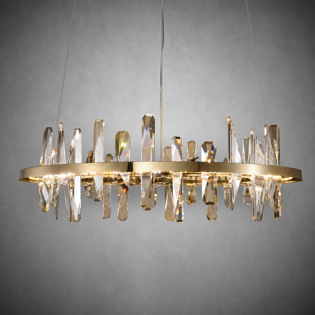 Mira Ring Crystal Chandelier