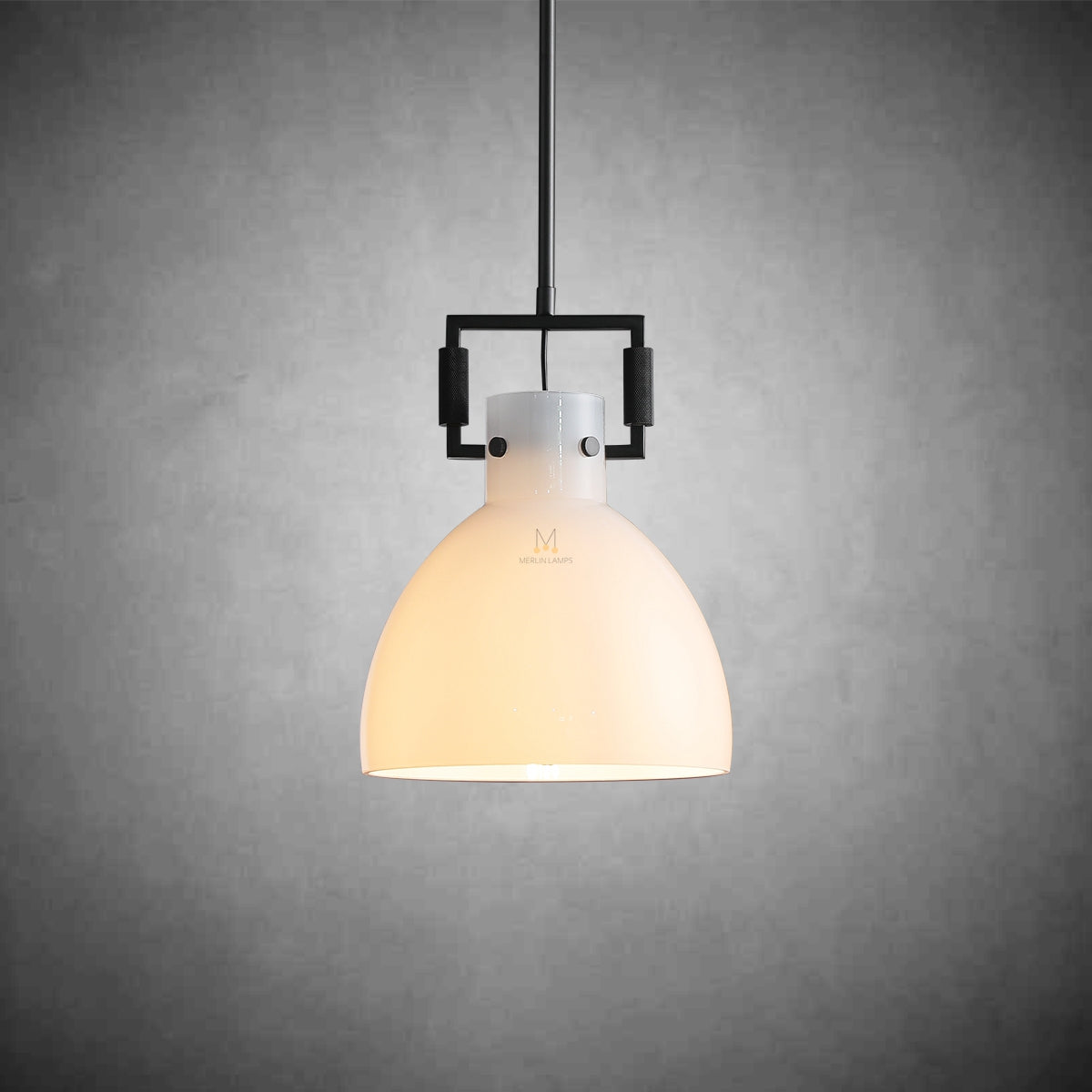 Funda Milk Glass Cloche Kitchen Pendants Lamp 10''14''18''