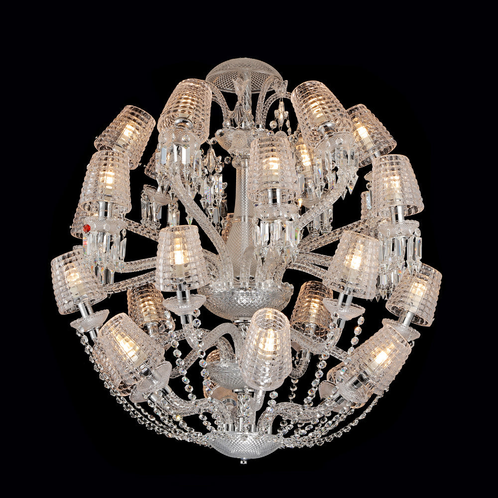 24 Lights Ball Shape Bacara Crystal Lighting