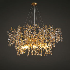 Luxury Crystal Branch Chandelier 39.4"D