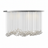 Crystal Stone Crystal Spiral Chandelier