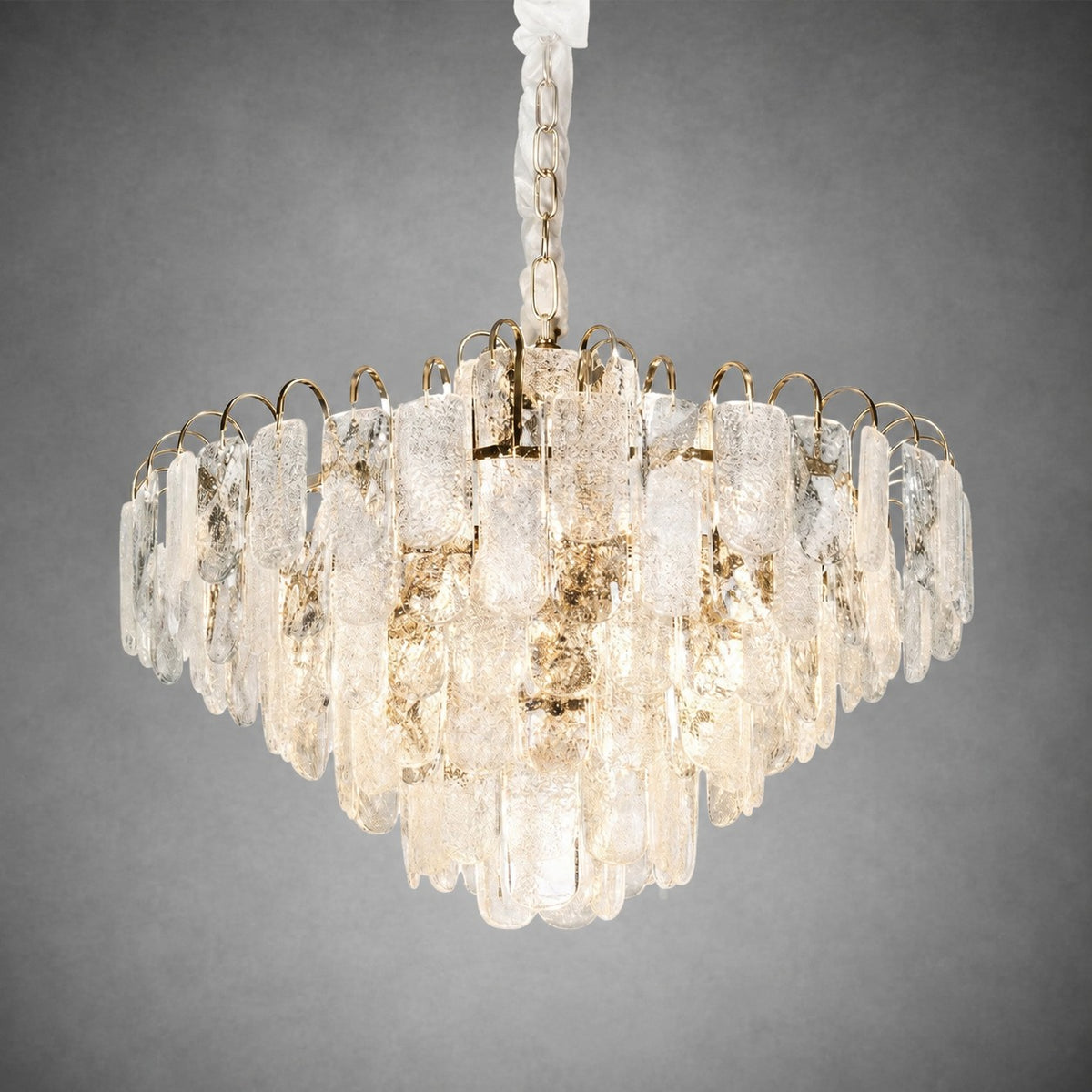 Madreperla Crystal Halo Chandelier