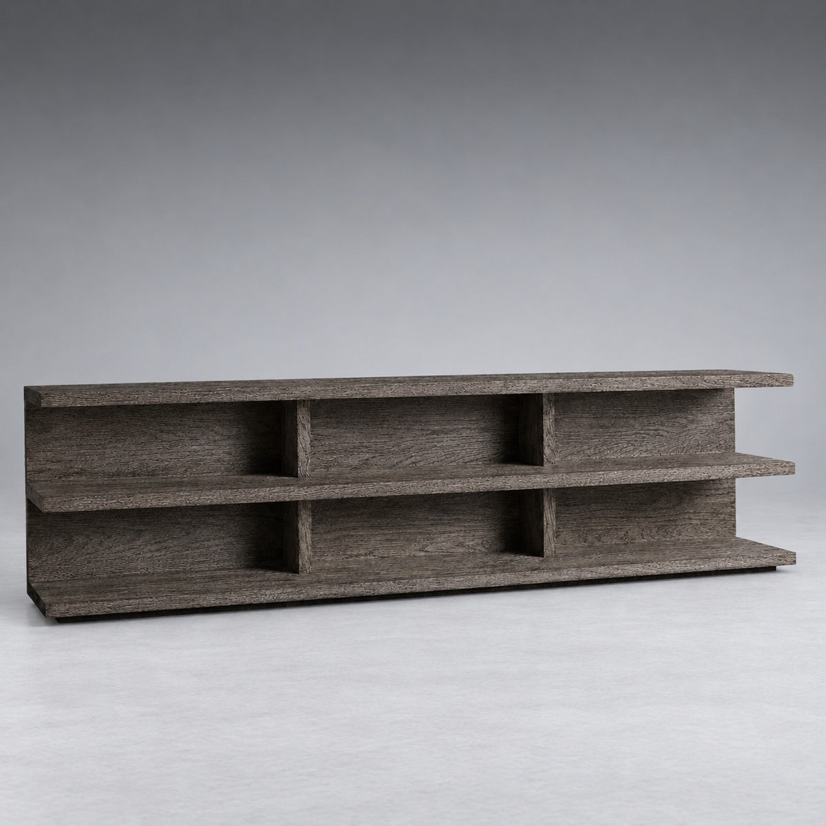 Contemporary Wood Console Table