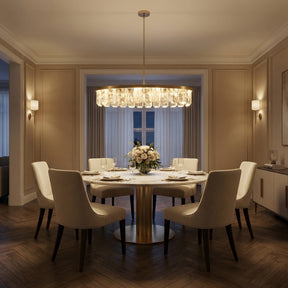Selene Linear Crystal Chandelier