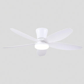 Indoor/Outdoor Recessed Black Ceiling Fan Light