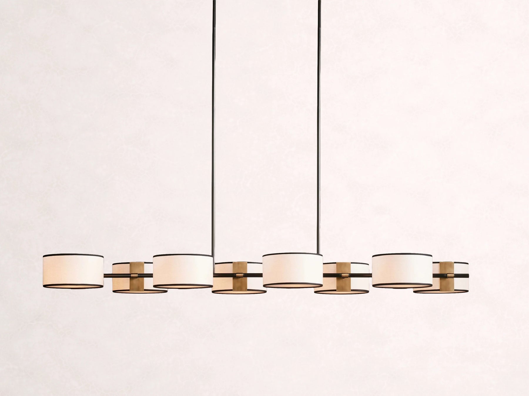 Daphne Fabric Linear Chandelier