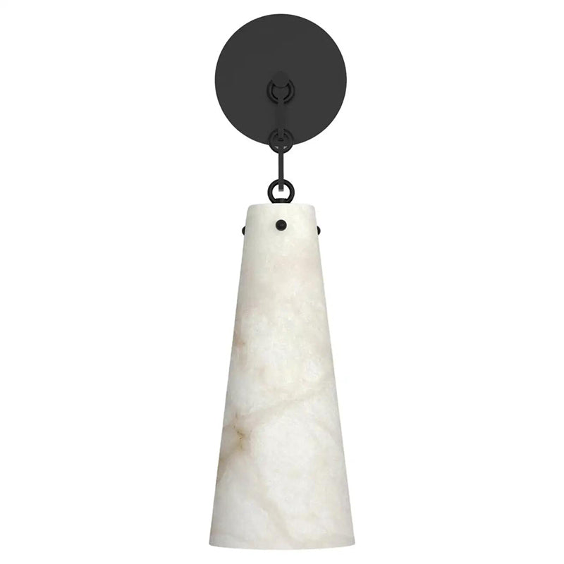 Contemporary Lucca Alabaster Wall Sconce For Kitchen Island, Bedroom