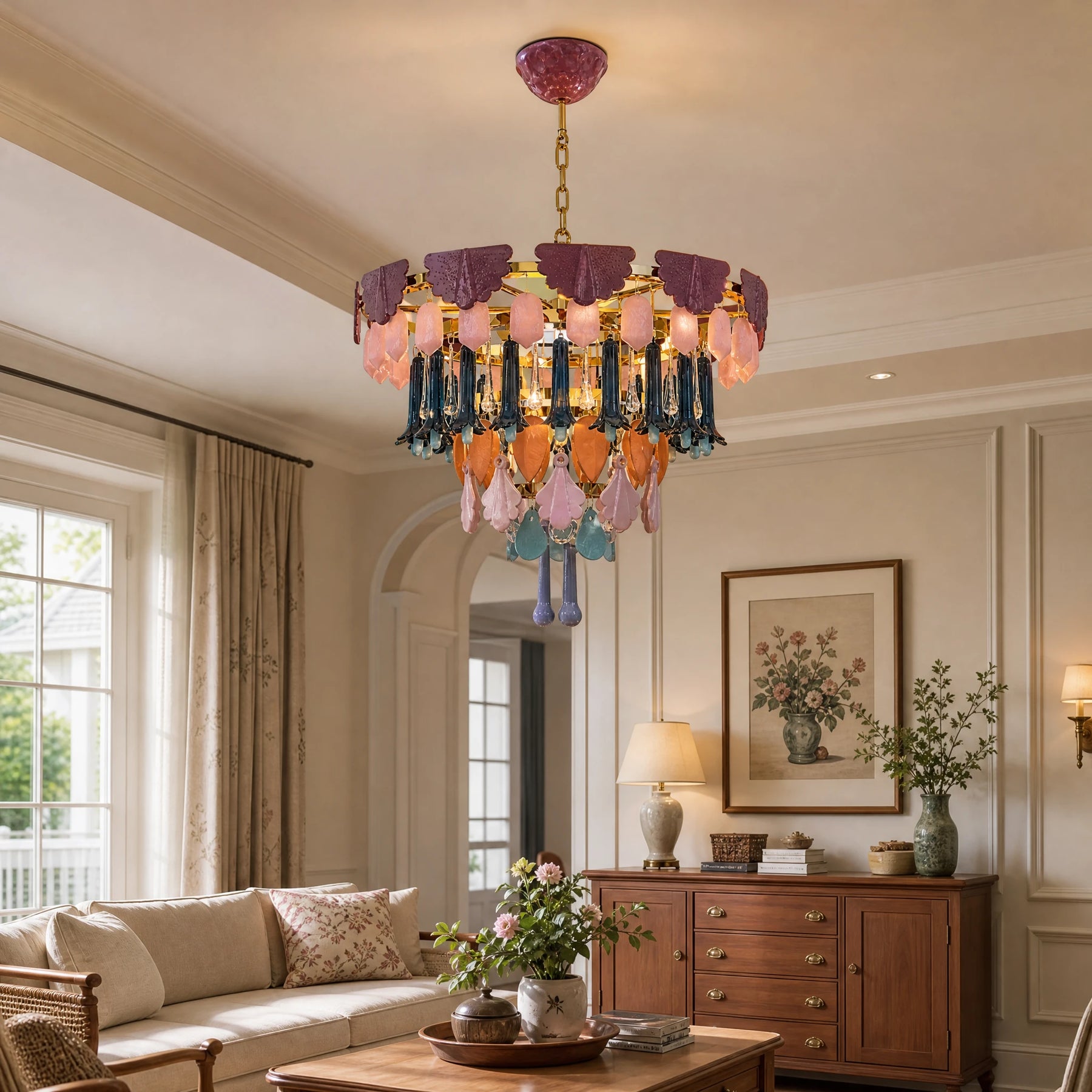 Lladro Seasons Chandelier