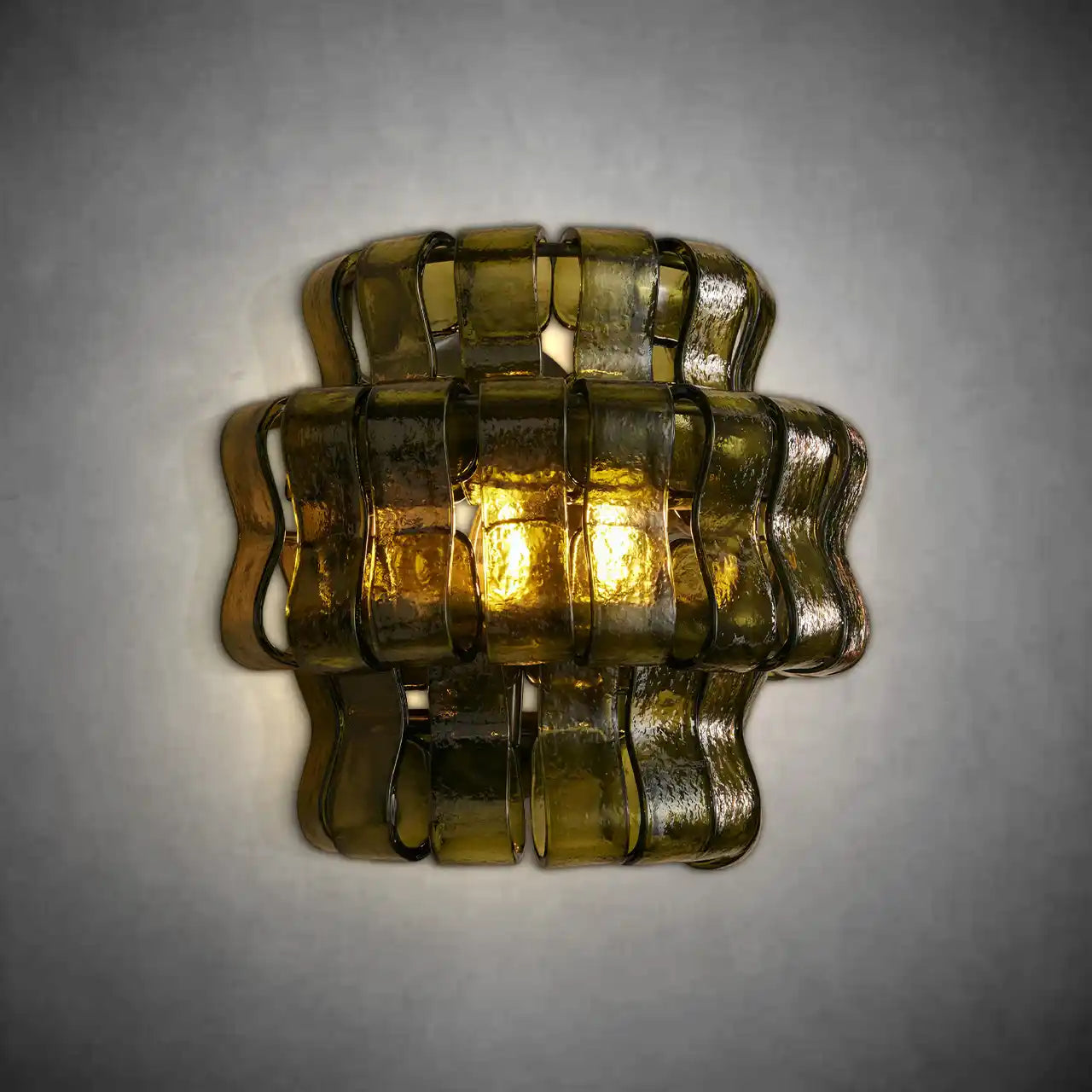 Ghiaccio Glass Wall Sconce