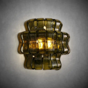 Ghiaccio Glass Wall Sconce