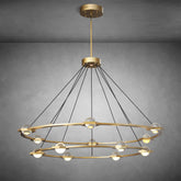 Planets 2-Tier Round Chandelier 60", Decoration Lamp