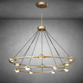 Planets 2-Tier Round Chandelier 60", Decoration Lamp