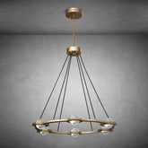 Planets Round Chandelier 48" LED Light