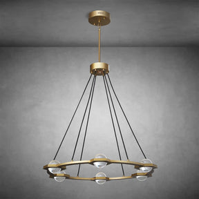Planets Round Chandelier 48" LED Light