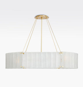 Willamette Glass Linear Chandelier 48''