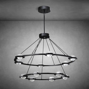 Planets 2-Tier Round Chandelier 48" LED Light