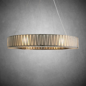 Jeunet Glass Round Chandelier 24" 36'' 42" 60''D