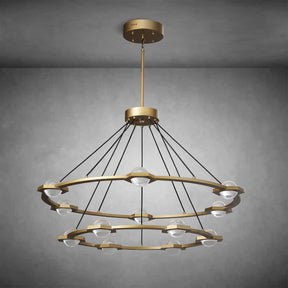 Planets 2-Tier Round Chandelier 48" LED Light