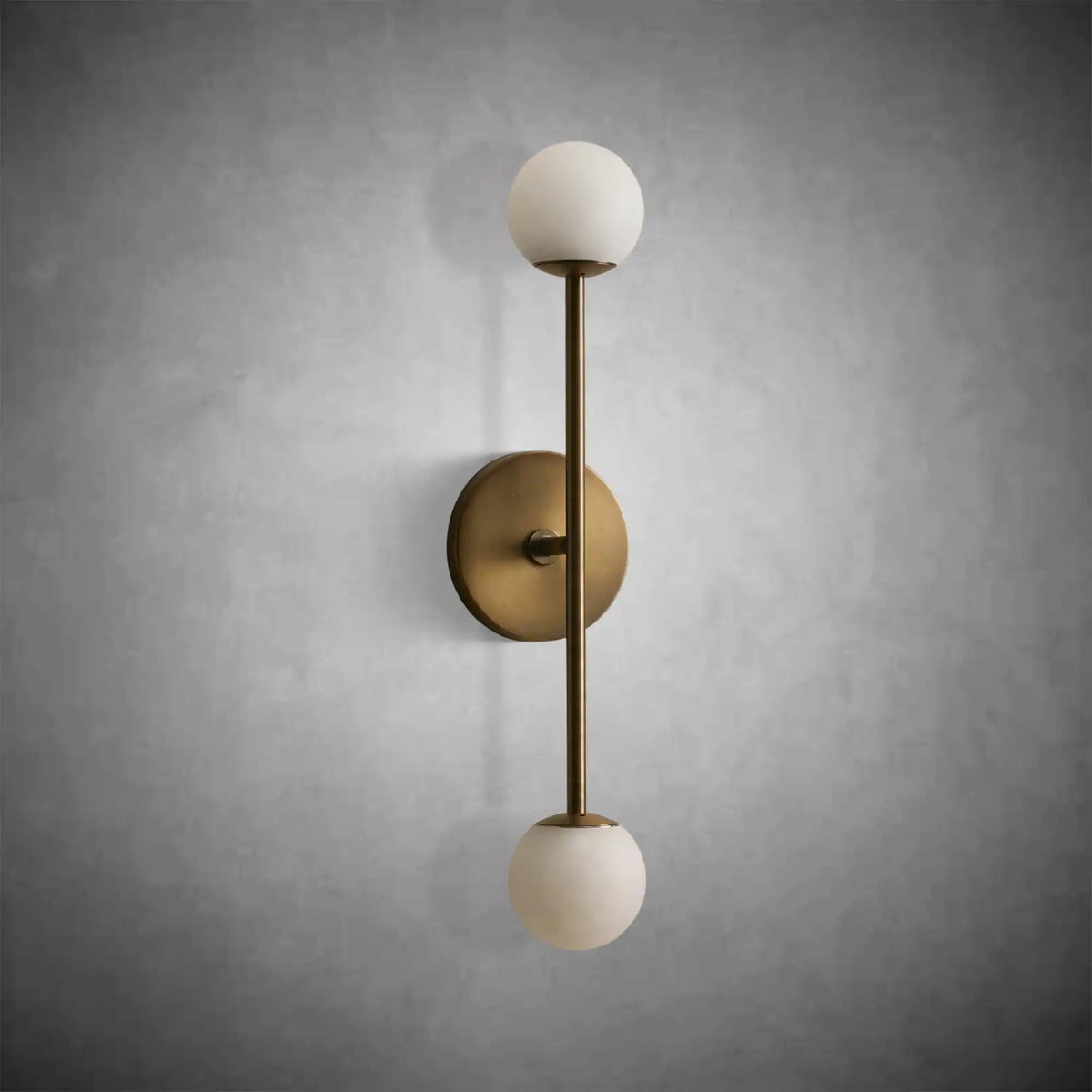 Girouette Alabaster Double Wall Sconce