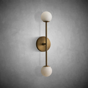 Girouette Alabaster Double Wall Sconce