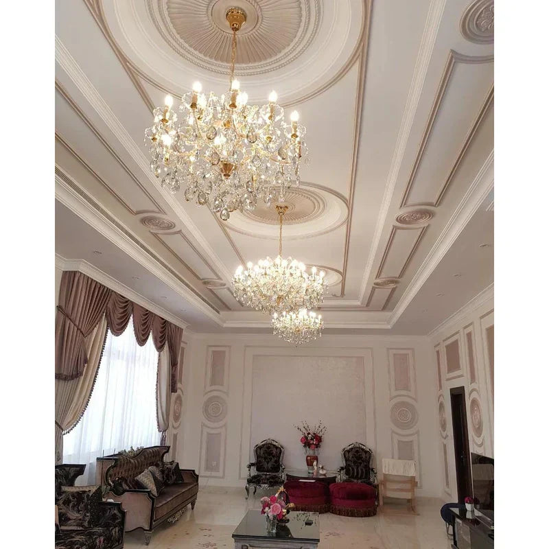 Allumage Extra Wide Classic Crystal Chandelier - Yovalighting