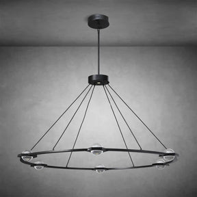 Planets Round Chandelier 60" LED Light