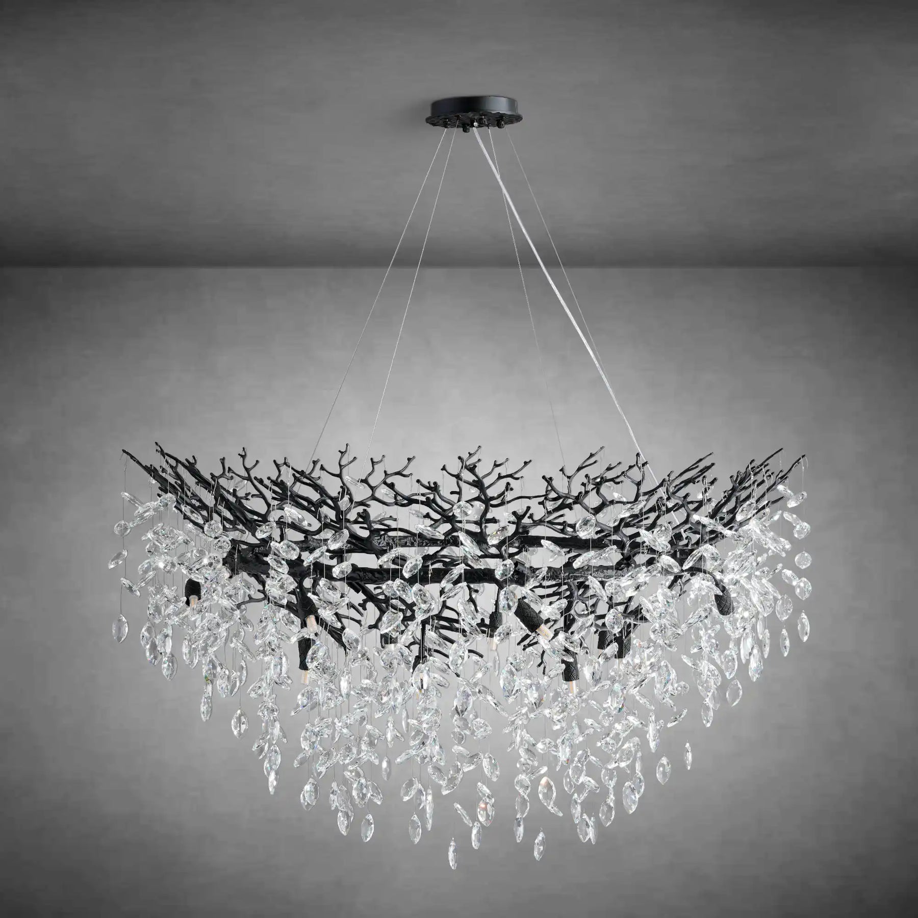 Horse-eye shaped branches Crystal Chandelier