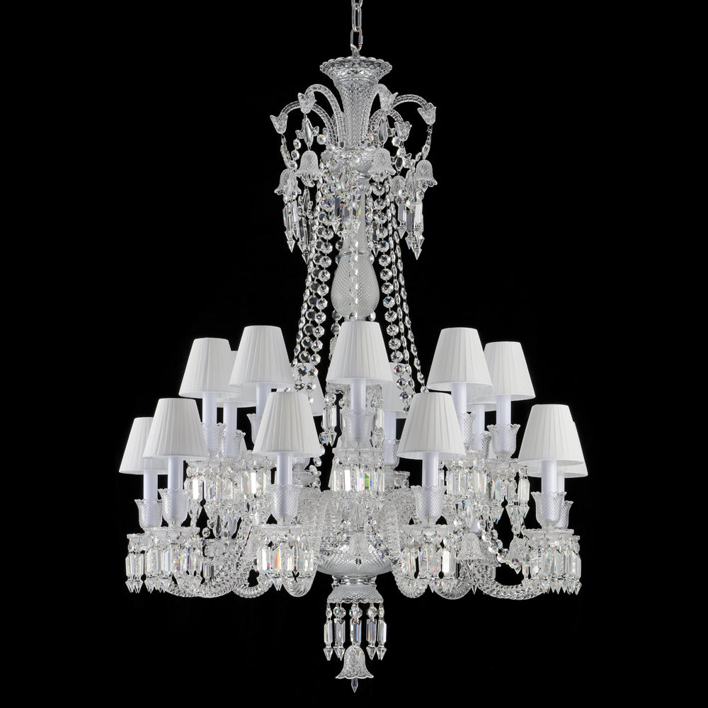 24 Light Baccarat Lighting with Lampshades