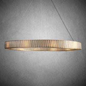 Jeunet Glass Round Chandelier 24" 36'' 42" 60''D