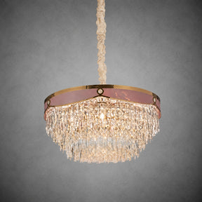 Crystal Halo Chandelier