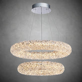 Lumina Halo Crystal Chandelier 31.5"