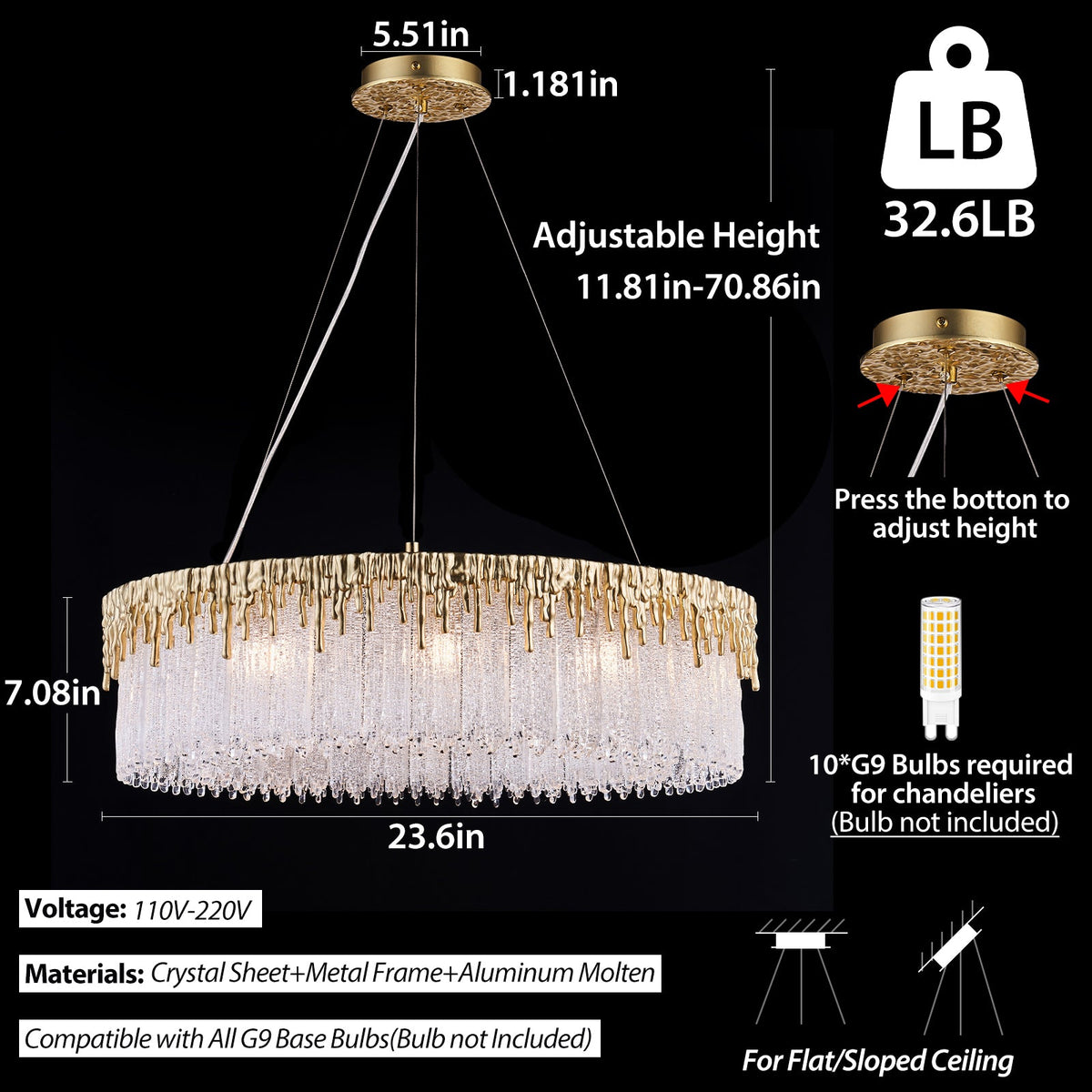 Luxury Round Chandelier