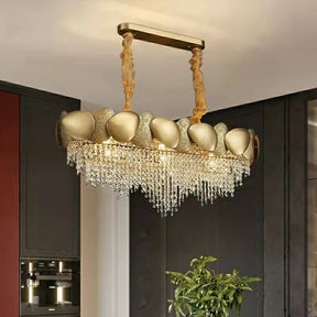 Modern Italian Style Crystal Tassel Chandelier