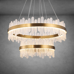 Bocciolo Handblown Duo Chandelier